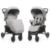 Wózek 4BABY 2018 MOSKITIERA FOLIA ORGANIZER KOCYK FULL ZESTAW