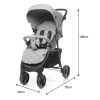 Wózek 4BABY 2018 MOSKITIERA FOLIA ORGANIZER KOCYK FULL ZESTAW