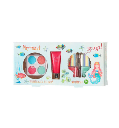 Zestaw kosmetyków do makijażu Syrenka Souza 3+