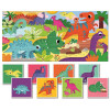 Dinozaury dwustronne Baby puzzle Ludattica 2+