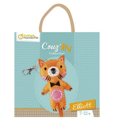 Lisek Eliot brelok do uszycia Avenue Mandarine 7+