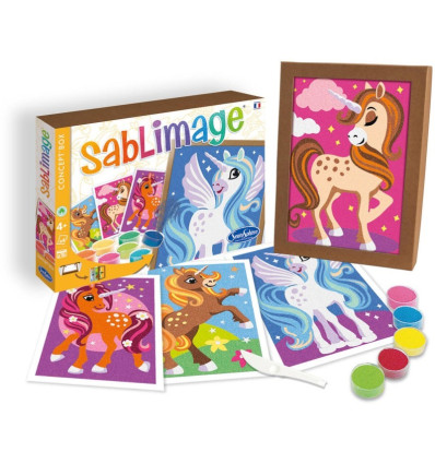 Jednorożce malowanie piaskiem Sentosphere 4+