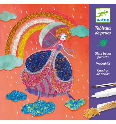 Kraina Czarów zestaw z koralikami Djeco 6+