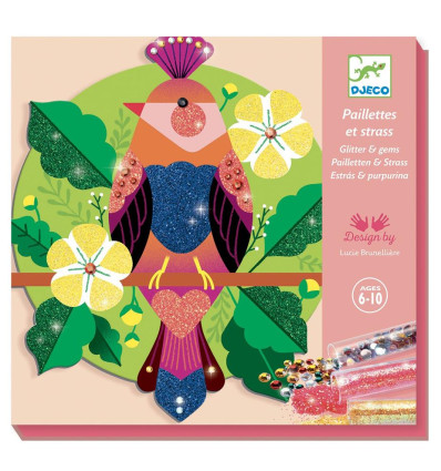 Raj Zestaw z brokatem i cekinami Djeco 6+