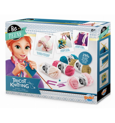 Zestaw do nauki robienia na drutach Buki 8+
