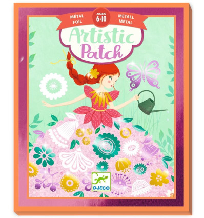 Modelki łatki metaliczne zestaw artystyczny Djeco