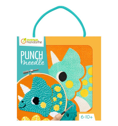Haft Pętelkowy Dinozaur Punch Needle Avenue