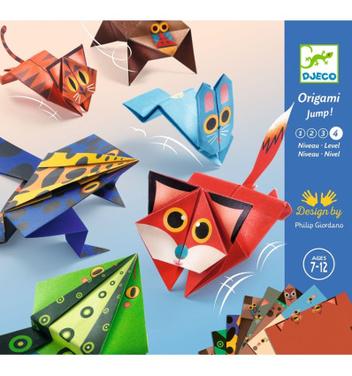 Skaczące zwierzątka origami Djeco 7+
