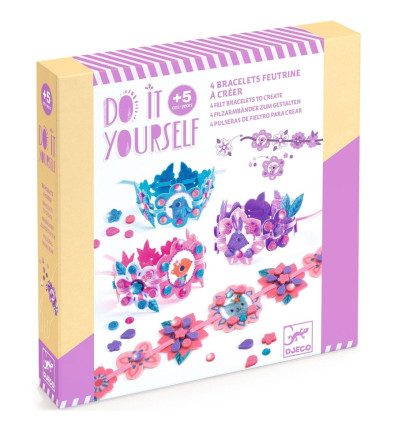 Bransoletki przyjaźni 4 szt Zrób to Sam Djeco 5+