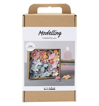 Zestaw do modelowania Pastelowe Kwiaty Creative 8+