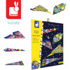 Origami Samoloty 20 sztuk z wyrzutnią Janod 6+