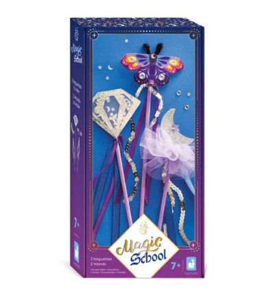 Różdżki Szkoła Magii zestaw kreatywny Janod 7+