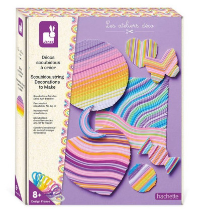 Sznurki Scoubidou zestaw kreatywny Janod 8+