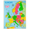 Mapa Europy drewniana układanka 25 el. Bigjigs