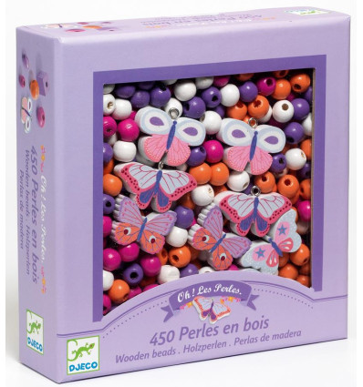 Koraliki do biżuterii Motylki 450 el. Djeco