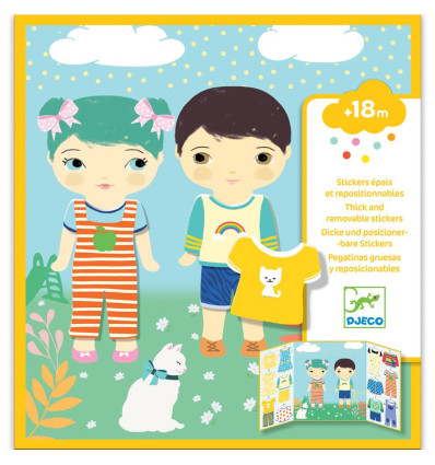 Ubrania Naklejki wielokrotne Djeco 18 m-cy+