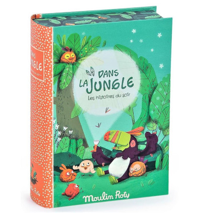 Latarka projektor 5 bajek z dżungli Moulin Roty