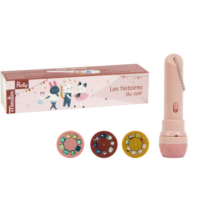 Latarka Projektor bajki Po Deszczu Moulin Roty