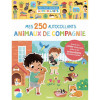 Zwierzęta zeszyt z naklejkami 250 szt Auzou 3+
