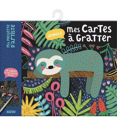 Wydrapywanka Dżungla Zdrapywanka 3+ Auzou