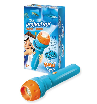 Mini projektor - latarka 24 slajdy OCEAN BUKI