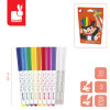 Magiczne flamastry 10 sztuk Janod 3+