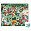 Rodzina Misiów puzzle w walizce 54 el. Janod 5+