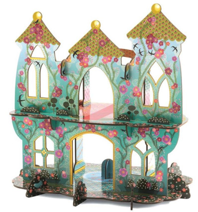 Puzzle przestrzenne Zamek Księżniczki Djeco 4+