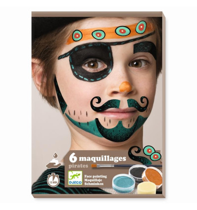 PIRAT Zestaw do malowania twarzy DJECO