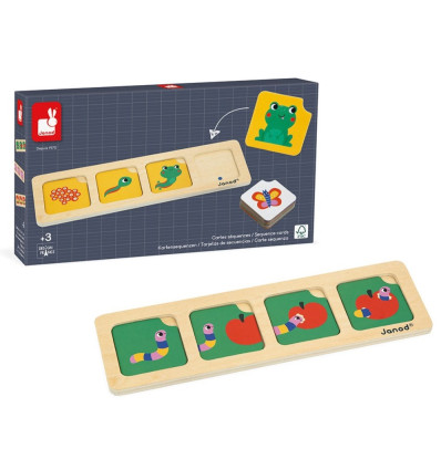 Ogród Karty Sekwencji układanka Janod