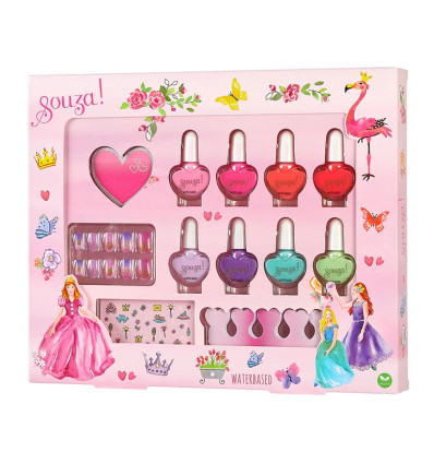 Księżniczka zestaw do manicuru z 12 el Souza 3+