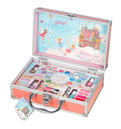Kosmetyki do makijażu 36 el. w walizce Souza 4+