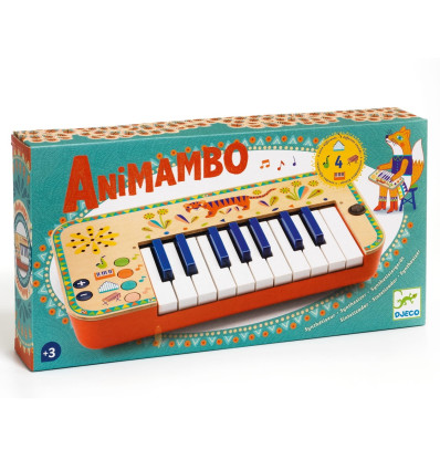 Syntezator pianinko instrument Animambo Djeco 3+