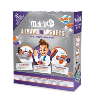 Mini Lab Magnesy 10 doświadczeń Buki France 8+