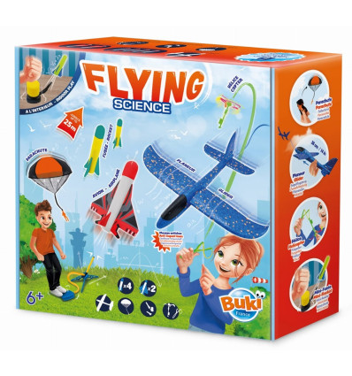 Latajaca Nauka zestaw z wyrzutnią Buki France  6+