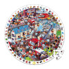 Puzzle obserwacyjne Straż Pożarna walizka Janod 6+