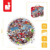 Puzzle obserwacyjne Straż Pożarna walizka Janod 6+