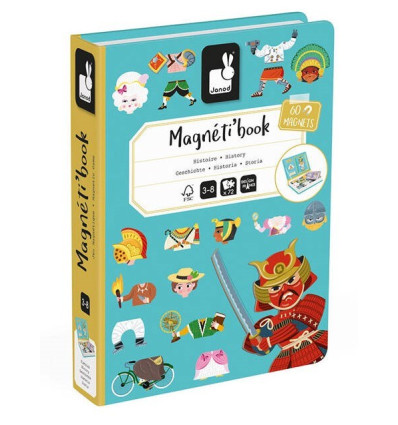 Historia układanka magnetyczna Magnetibook Janod