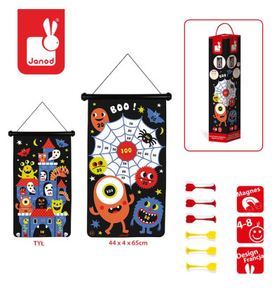 Rzutki Potwory - magnetyczna gra - dart Janod 4+