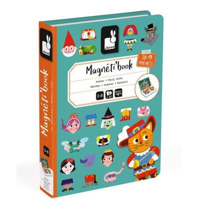 Układanka Świat Baśni Magnetibook Janod 3+