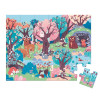 Las magiczne puzzle z lampką UV 24 el. Janod 3+