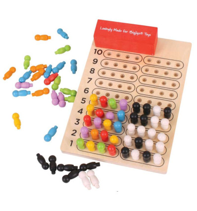 Mastermind drewniana gra logiczna Bigjigs 3+