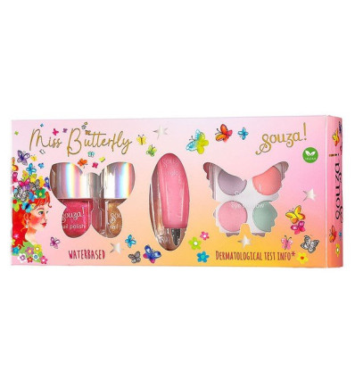 Zestaw kosmetyków do makijażu Motyle Souza 3+