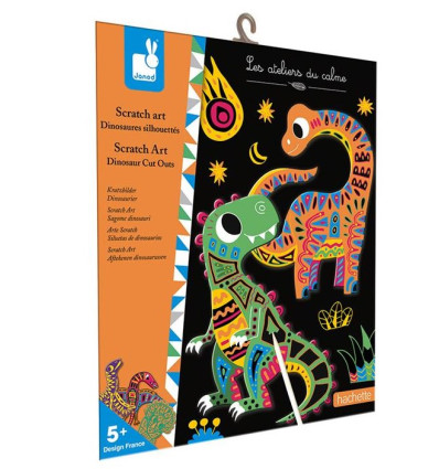 Wydrapywanki Dinozaury Zdrapywanka Janod 5+