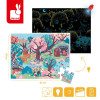 Las magiczne puzzle z lampką UV 24 el. Janod 3+