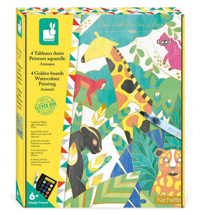 Zwierzęta Złote Kontury Janod 6+