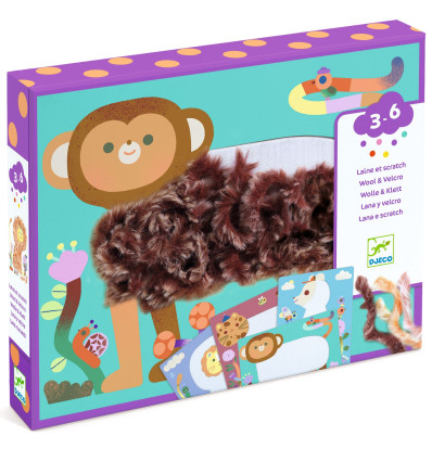 Puszyści Przyjaciele zestaw artystyczny Djeco 3+