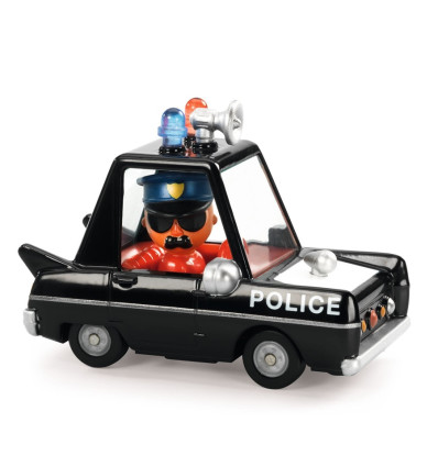 Autko Hurry Police seria Crazy Motors Djeco 3+