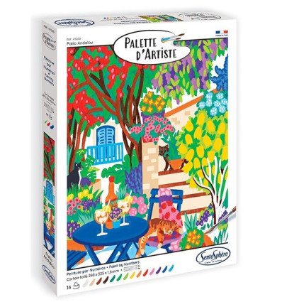 Malowanie po numerach Dom w Andaluzji Sentosphere