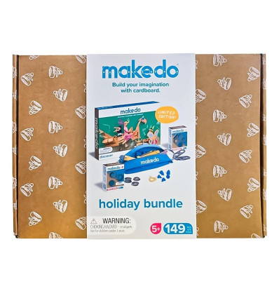 Makedo Holiday Bundle 149 el. narzędzia do kartonu